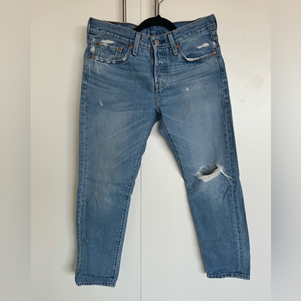 Levis Womens Rip Denim Pants